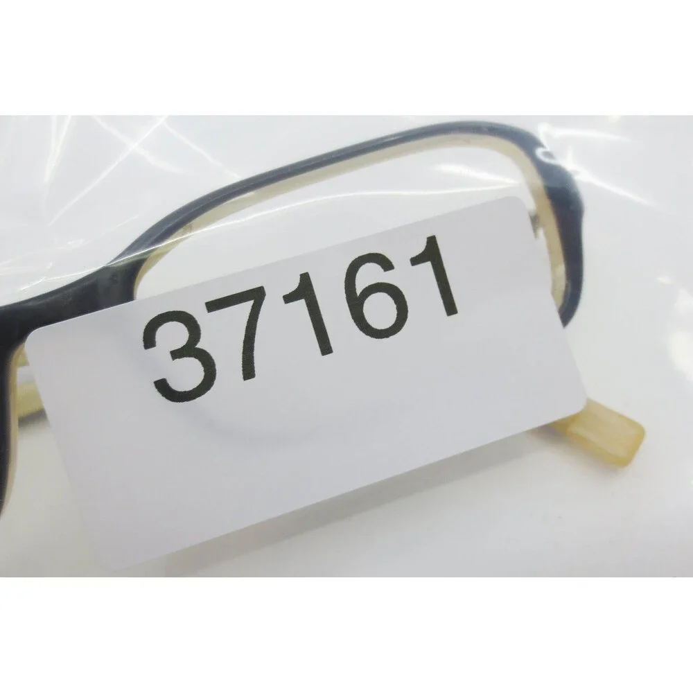 DKNY Eyeglasses Black Cream Rectangular Frames 16 135 37161